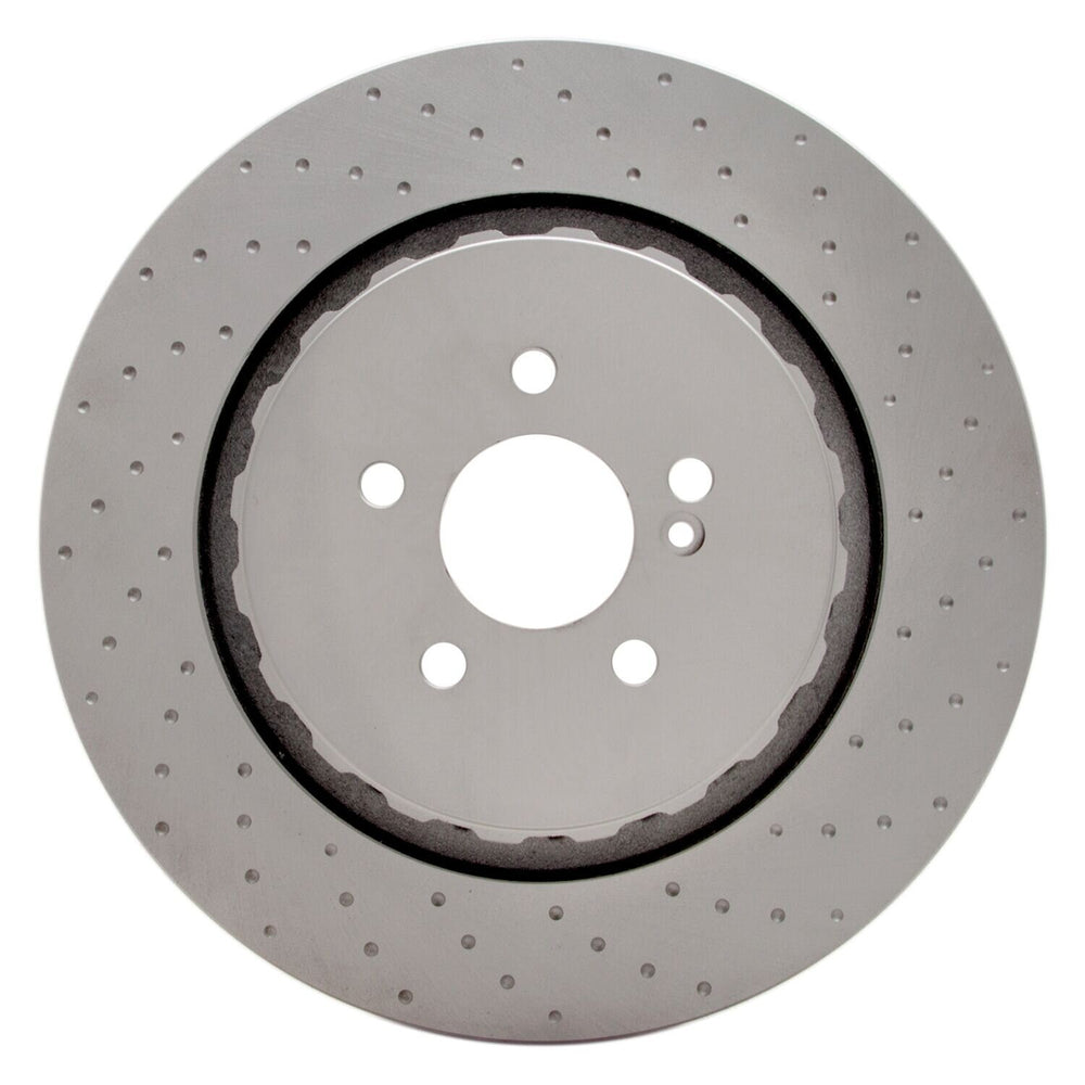 R1 07-14 Mercedes-Benz CL65 AMG Rear Dimpled GeoSPEC Coated Rotor