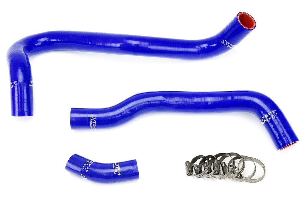 HPS Performance Blue Reinforced Silicone Radiator Hose Kit Coolant for Honda 06-11 Civic Si