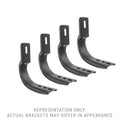 OE Xtreme Side Steps Mounting Brackets Only Textured Black 2019-2026 Ram 1500 Go Rhino