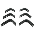 OE Xtreme Side Steps Mounting Brackets Only Textured Black 2005-2025 Nissan Frontier Go Rhino