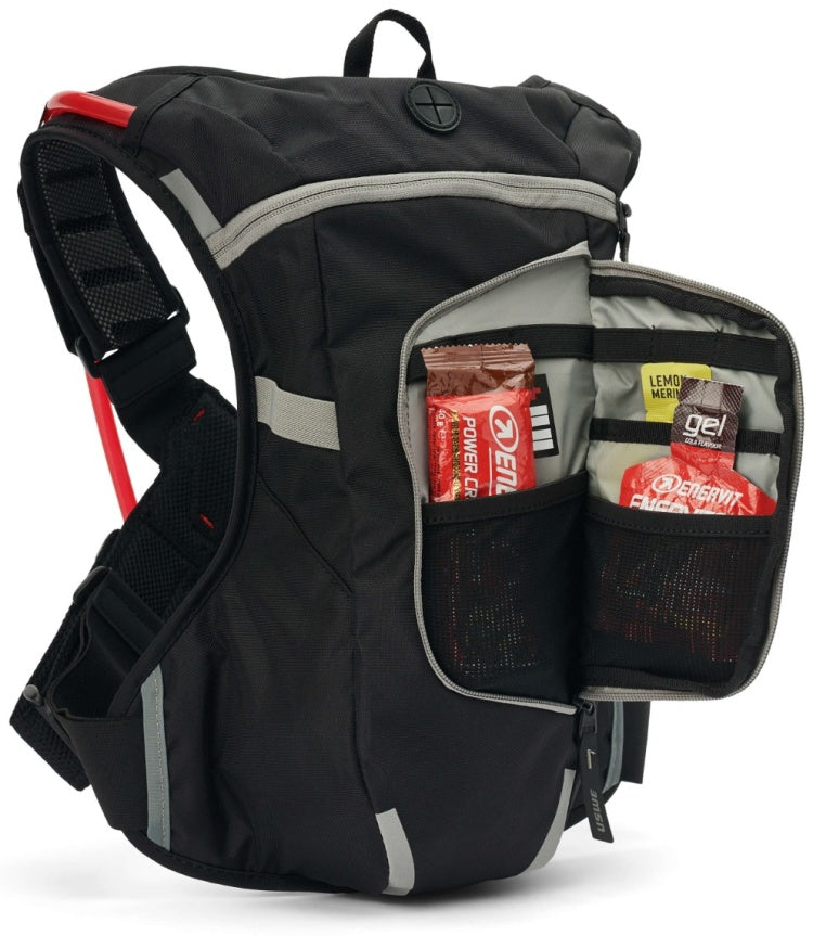 USWE Moto Hydro Hydration Pack 4L - Carbon Black/Grey