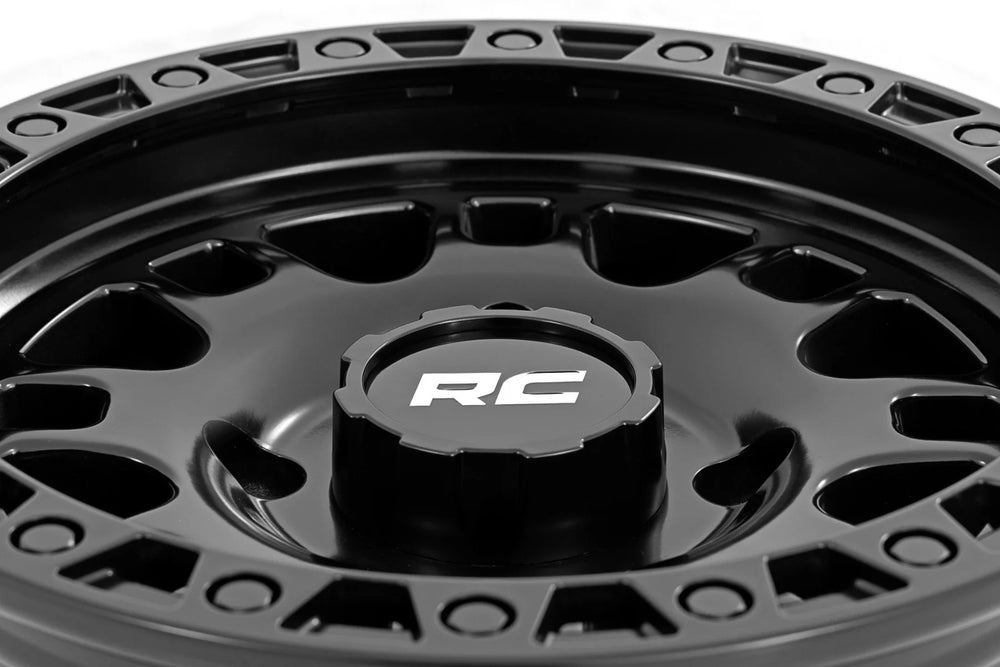 Rough Country Rough Country 82 Series Wheel UTV Semi Gloss Black 15x7 4x156 10mm 82150730
