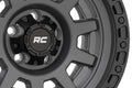 Rough Country 85 Series Wheel One-Piece Gunmetal Gray/Black 15x8 5x4.5 -19mm