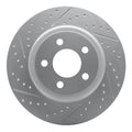 R1 03-06 BMW Z4 Rear Left Drilled & Slotted Geoperformance Rotor
