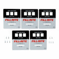 BULK LITER FACEPLATE KIT FOR 800 SERIES METERS. CONTAINS (5) LITER FACEPLATES.