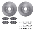 R1 16-25 Mazda 2 Front Brake Rotor Set w/Optimum OE Pads and Hardware