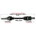 NEW ATV AXLE