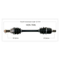 NEW ATV AXLE