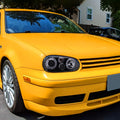 PROJECTOR HEADLIGHT GLOSS BLACK HOU