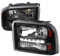 05-07 F250 Black Euro Hea
