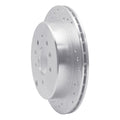 DFC 92-06 Mazda 929 Rear Left Drilled & Slotted Silver Brake Rotor