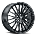18X8 5-100 +35MM GLOSS BLACK WITH C
