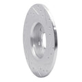 DFC 18-25 Volvo XC60/S60 Rear Left Drilled & Slotted Silver Brake Rotor