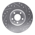 DFC 18-25 Volvo XC60/S60 Rear Left Drilled & Slotted Silver Brake Rotor