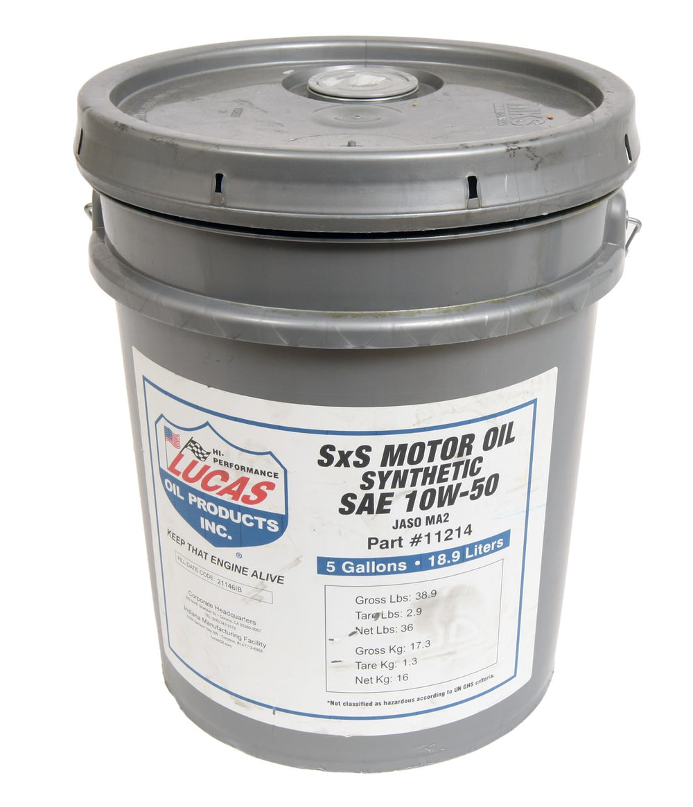 SYNTHETIC 10W50 4STROKE SXS ENGINE OIL 5 GAL PAIL
