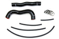 HPS Performance Reinforced Black Silicone Radiator Hose Kit Coolant for Hyundai 13-14 Genesis Coupe 2.0T Turbo 4Cyl