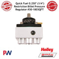Billet Fuel Pressure Regulator