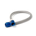 Stainless Steel Braided Hose -6An 10 Foot Blue Stainless Steel Braided Hoses NOS