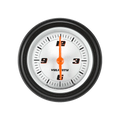 VELOCITY WHITE 2IN CLOCK