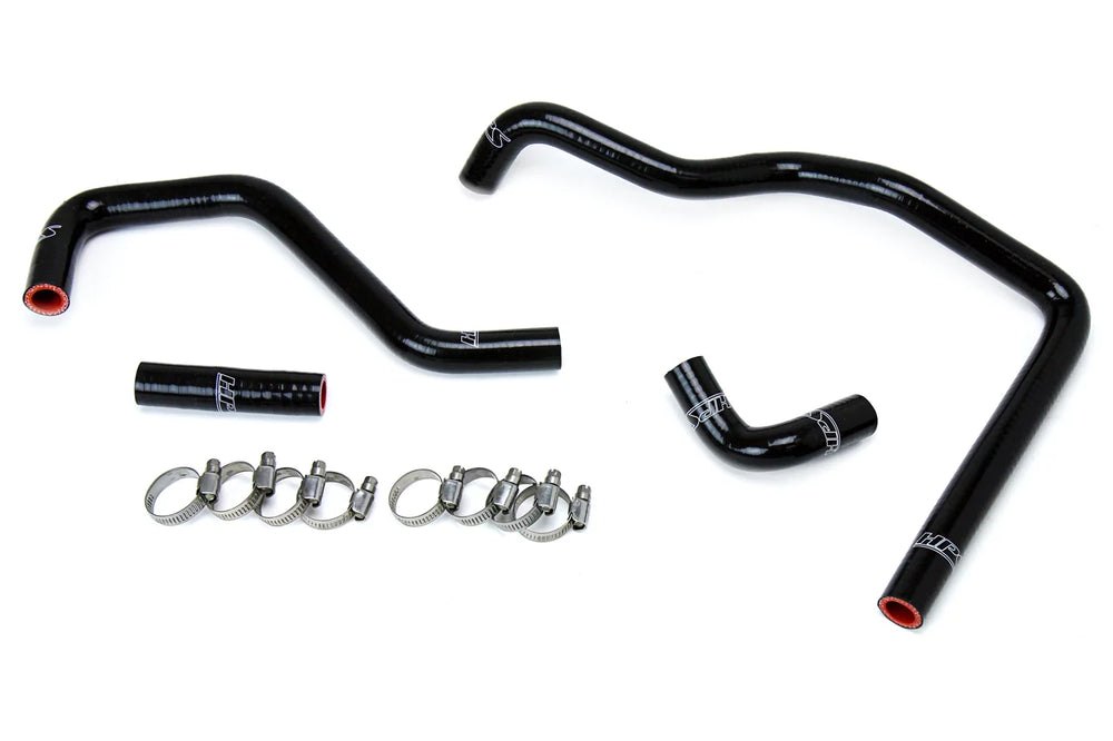 HPS Performance Black Reinforced Silicone Heater Hose Kit for Toyota 84-88 Pickup 22RE Non Turbo EFI LHD