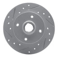DFC 85-02 Volkswagen Scirocco Rear Left Drilled & Slotted Geoperformance Rotor