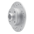 DFC 85-02 Volkswagen Scirocco Rear Left Drilled & Slotted Geoperformance Rotor