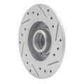 DFC 85-02 Volkswagen Scirocco Rear Left Drilled & Slotted Geoperformance Rotor