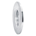 R1 19-25 Volvo XC40 Rear Left Drilled & Slotted Silver Brake Rotor
