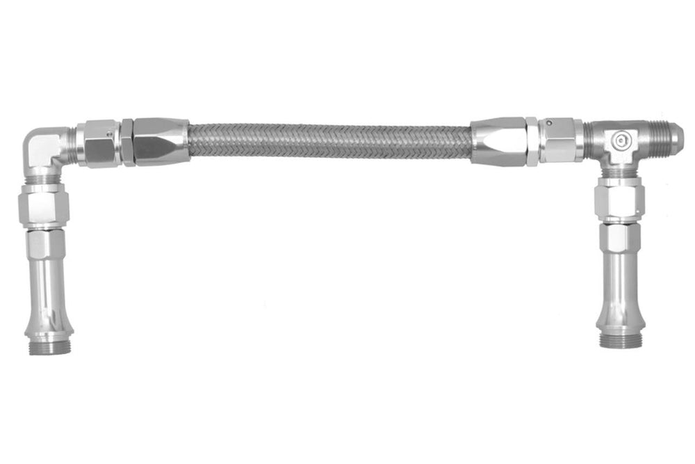08AN DUAL FEED LINE KIT FOR EXCESS/EXCESS PRO FST CARBS (11.6IN C/L 4500 STYLE