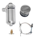 Moroso Breather Tank/Catch Can - 16An Male Fitting - Aluminum