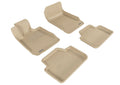 3D MAXpider 2006-2011 BMW 3 Series E90 Kagu 1st & 2nd Row Floormats - Tan
