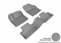 3D MAXpider 2014-2019 Land Rover Range Rover Evoque Kagu 1st & 2nd Row Floormats - Gray