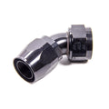 #20 45 Deg Hose End Black