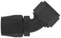 #20 45 Deg Hose End Black