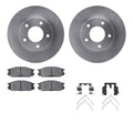 R1 Concepts E- Line Series Brake Rotor with Ceramic Brake Pads Hdw Fits Mazda 929
