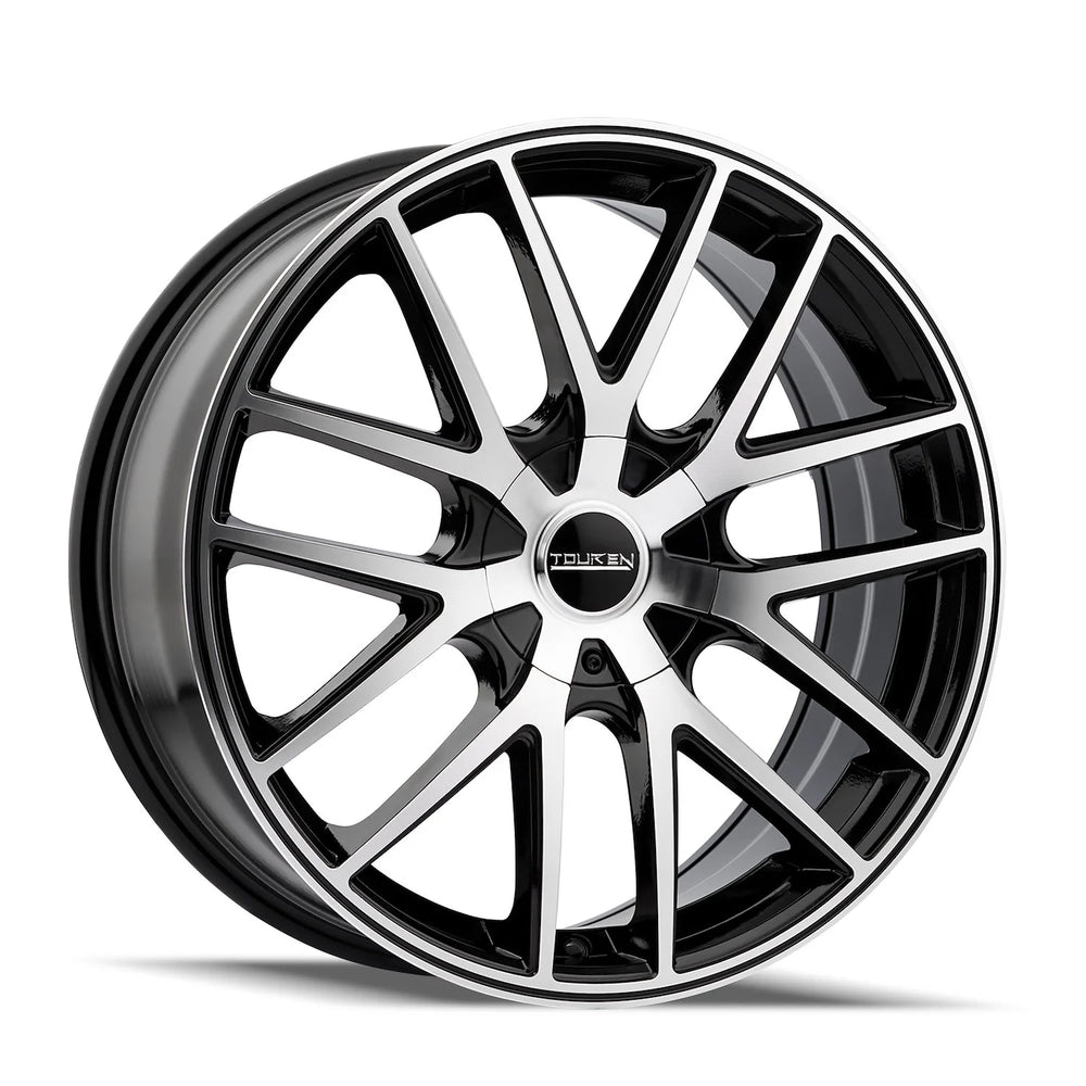 Touren 3260 TR60 18x8 / 5x112/120 BP / 40mm Offset / 74.1mm Hub Gloss Black Machined Wheel
