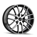 Touren 3260 TR60 18x8 / 5x112/120 BP / 40mm Offset / 74.1mm Hub Gloss Black Machined Wheel