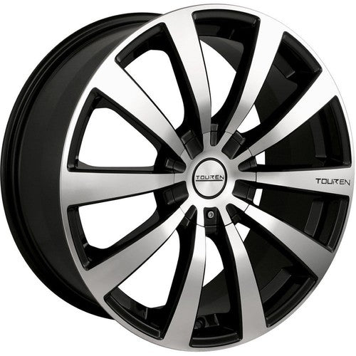Touren 3276 TR76 17x8 / 5x108 BP / 35mm Offset / 63.5mm Hub Gloss Black Wheel