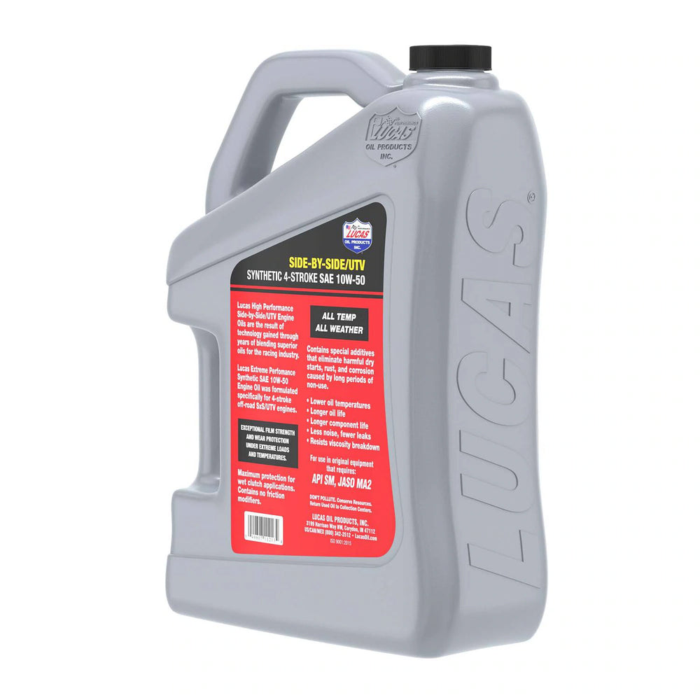 SYNTHETIC 10W50 4STROKE SXS ENGINE OIL 1 GAL CASE OF 4