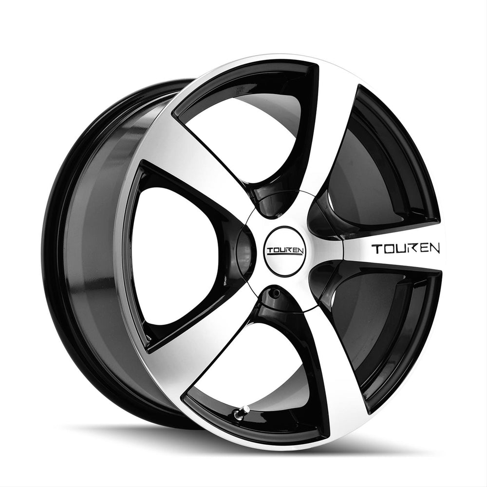 Touren 3190 TR9 17x7 / 5x100/114.3 BP / 42mm Offset / 72.62mm Hub Gloss Black Machined Wheel