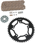 Vortex Racing V3 2.0 Chain and Sprocket Kit 3270-15,526AS-47,G520SX3-112- Gold