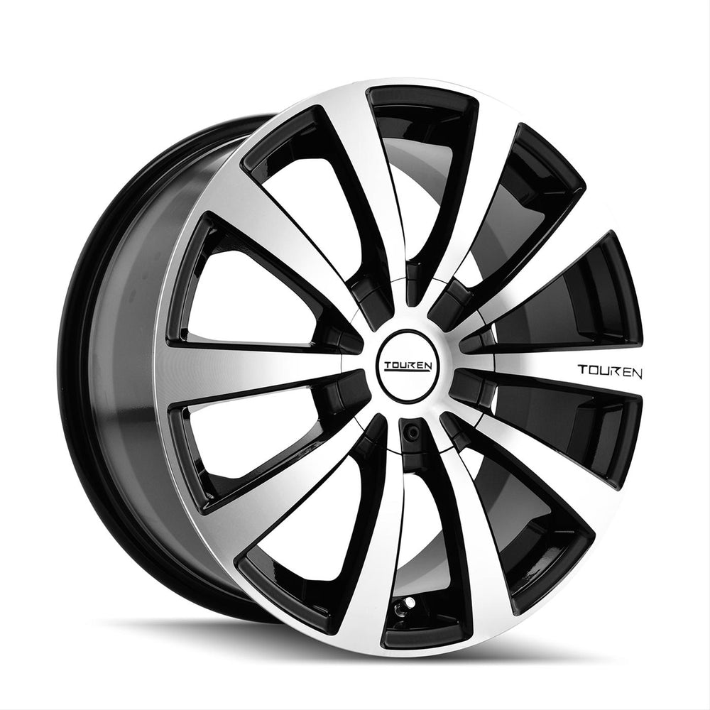 Touren 3130 TR3 17x7 / 4x100/114.3 BP / 40mm Offset / 67.1mm Hub Gloss Black Machined Wheel