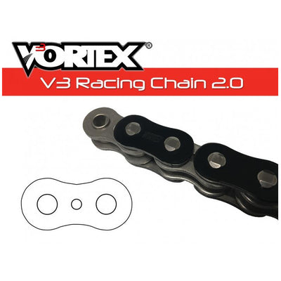 Vortex Racing V3 2.0 Chain 520RX3-100- Black