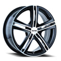 Touren 3262 TR62 16x7 / 4x100/114.3 BP / 40mm Offset / 67.1mm Hub Gloss Black Machined Wheel