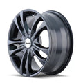 Touren 3222 TR22 16x7 / 5x105/114.3 BP / 40mm Offset / 72.62mm Hub Gloss Black Wheel