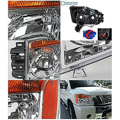 SPEC D TUNING chrome headlights