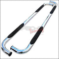 3 INCH ROUND STAINLESS FINISH SIDE