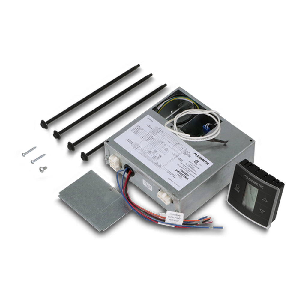 CT SINGLE ZONE THERMOSTAT W/CONTROL KIT C/F/HS BLACK