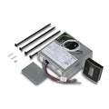 CT SINGLE ZONE THERMOSTAT W/CONTROL KIT C/F/HS BLACK