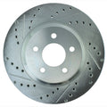 StopTech Select Sport 05-10 Ford Mustang GT Slotted and Drilled Front Right Rotor